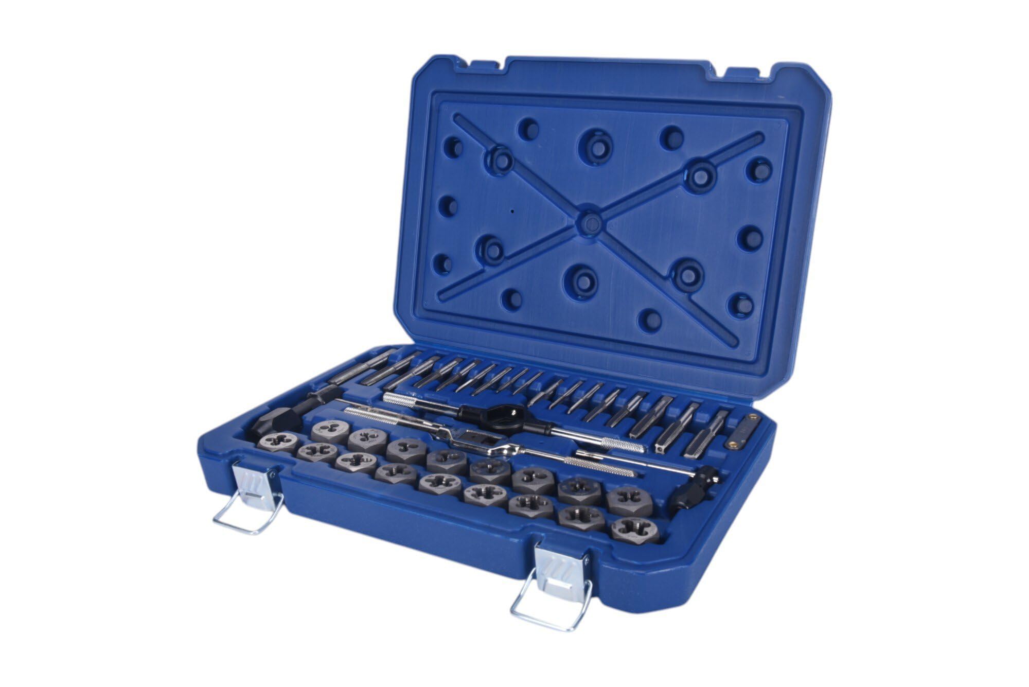 Century Drill & Tool 98900 Metric Tap and Die Set, 40-Piece, Steel — image 1