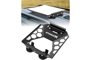 NOVAKITS Starlink Mini Magnetic Car Roof Mount, Secure Side-Enclosed Design, Quick-Release & 1.7“ Low-Profile, 220 lbs Strong Magnet, Scratch & Weather-Resistant,Perfect for Car, RV, Van, Truck & Boat (Black)