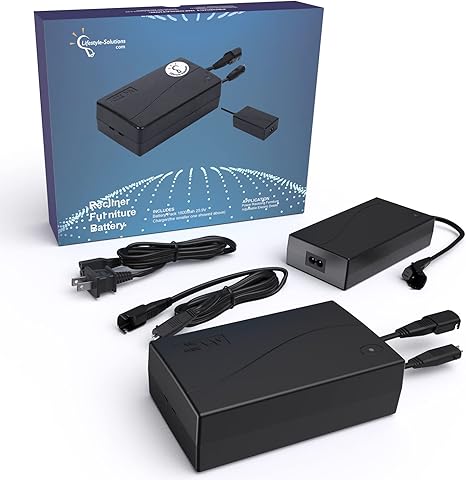 Amazon Com Lifestyle Battery Pack For Electric Motion Furniture Wireless Battery For Power Recliners Reclining Sofas Lift Chair Lazy Boy Recliners Okin Limoss Berkline Kitchen Dining