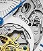Stührling Original Automatic Watch for Men Skeleton Watch Dial, Dual Time, AM/PM Sun Moon, Leather Band, 571 Mens Watches Series