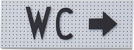 Design Letters Das Zeichen, kleines Anschlagbrett - Grau: Amazon.de