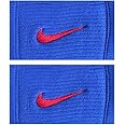 Nike Dry-Reveal Double Wide Wristbands (Dri-Fit, Royal/Red) - Unisex
