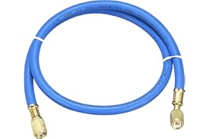 uxcell Refrigerant Charging Hose, 1/4 SAE Thread 2.95Ft Length 500PSI Tube HVAC Hoses, for Home Air Conditioner Refrigeration