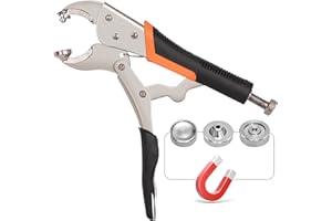 Heavy Duty Snap Fasteners Kit,【Upgraded Version】 Snap Pliers for Metal Snaps, CENOZ Canvas Snap Kit Tool with 3 Dies, for Fastening, Replacing Metal Snaps, Repairing Boat Covers, Canvas