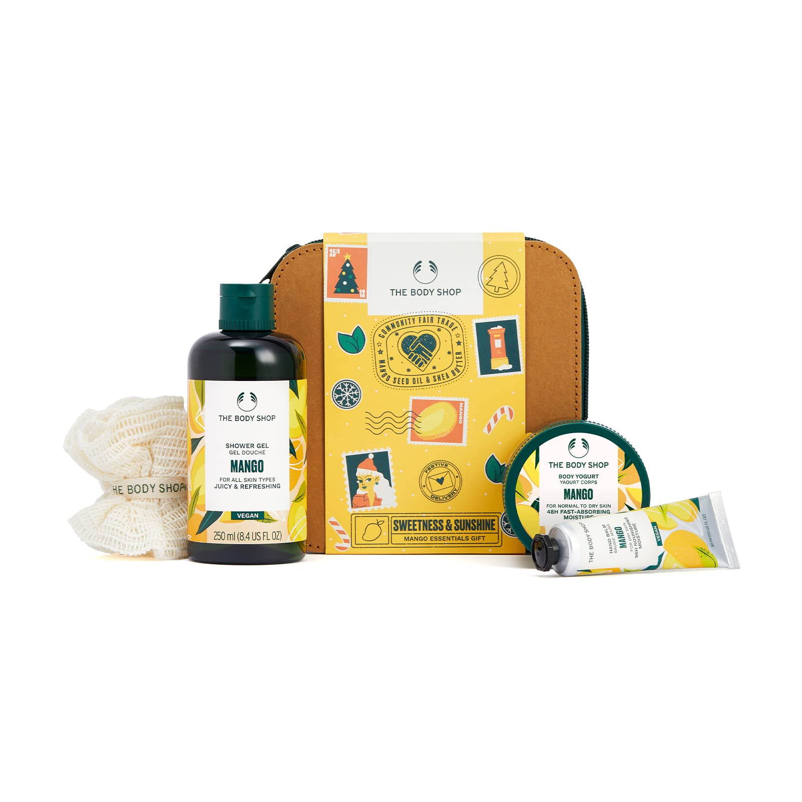 The Body Shop Sweetness & Sunshine Mango Essential 4-Pieces Gift Set