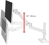 Ergotron LX Pro Premium Monitor Arm Single Desk Mount White 34 in 4-22 lb view 5
