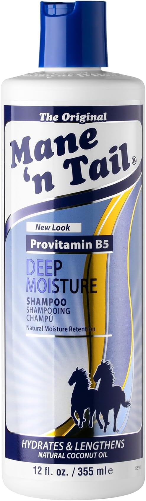 Mane 'n Tail Deep Moisture Shampoo Provitamin B5 Hydrates Lengthens 355ml