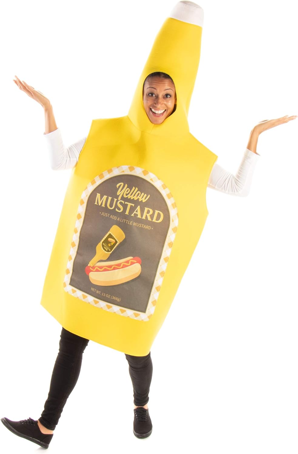 Yellow Mustard Halloween Costume Funny Food Unisex Outfit