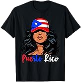 Puerto Rican Girl Puerto Rico Flag Proud Boricua Women T-Shirt