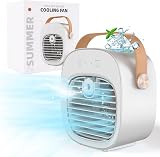 ConBlom Portable Air Cooler 2 in 1 Mini Personal Air Conditioner Humidifier view 1