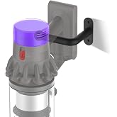 Weazinck Vacuum Wall Mount Holder Compatible with Shark Dyson Outsize | Fits Shark IX141, IZ163H, IZ361H, IZ462H, IZ483H, IZ562H, IZ682H; suits Dyson V10, V11, V12, V15 Series Vacuums