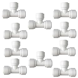 Madavoon 3/8 inch Tee Connector Push to Connect