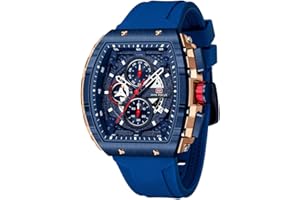 MF MINI FOCUS Mini Focus Men's Watch Fashion Sport Wrist Watches (Chronograph/Waterproof/Luminous/Calendar) Silicon Strap Quartz Watch for Men