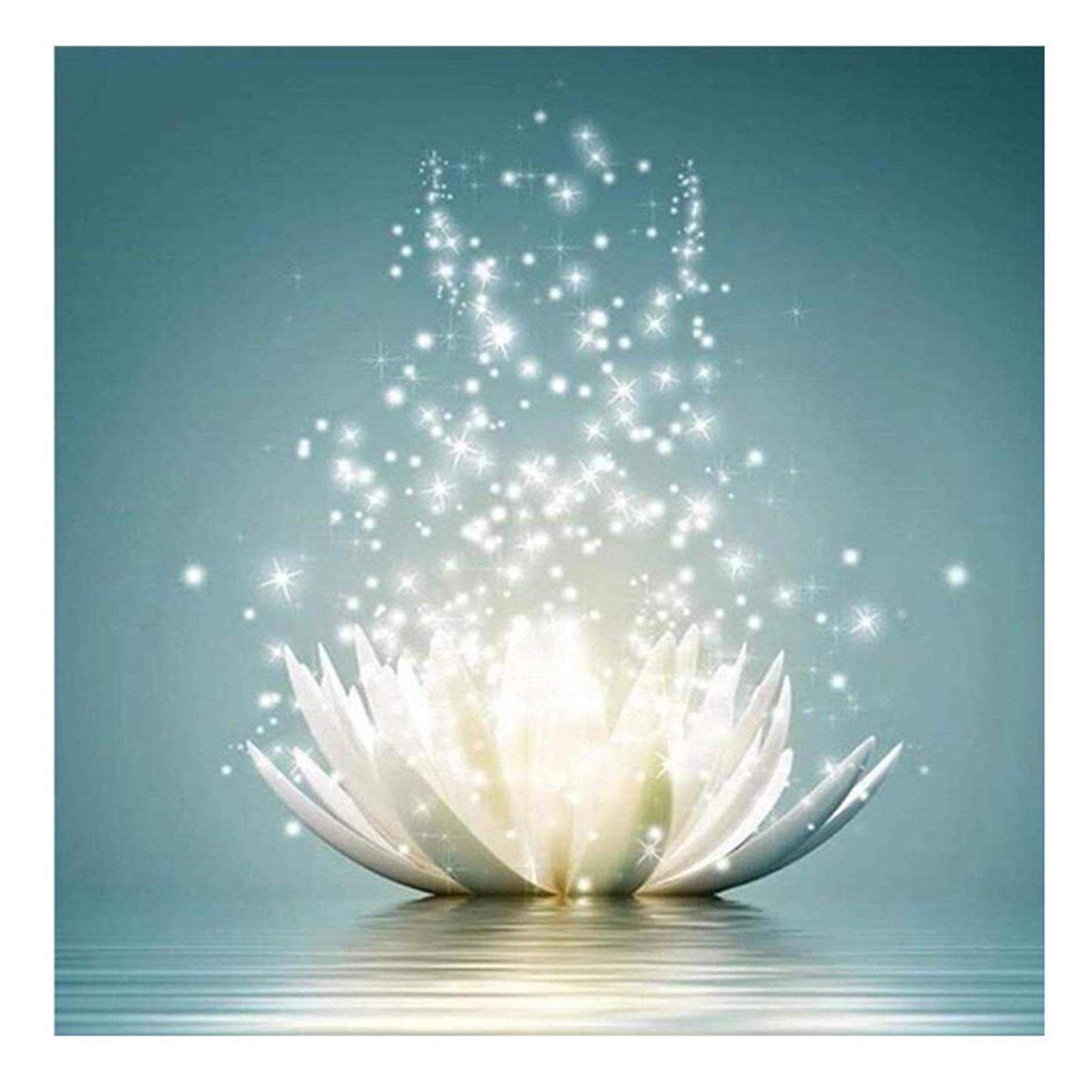 DIY 5D Diamond Paint Kits, Full Drill Arts and Crafts Canvas Painting, Diamond Crystal Embroidery Cross Stitch Pictures by Number for Beginners, Adults, Kids, Home Wall Decor (QY-A)