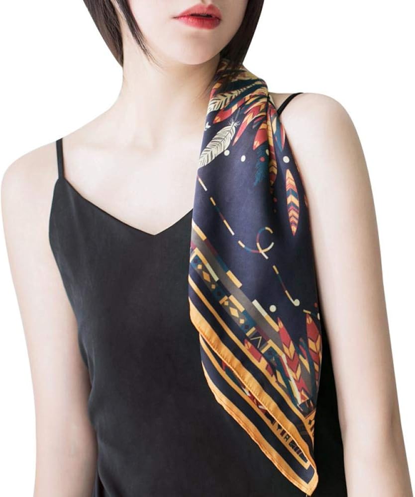 NOBRAND Leopard print small silk scarves spring and summer small square