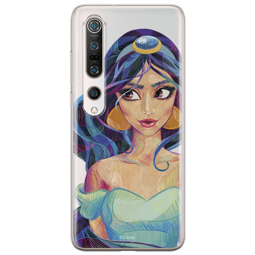 ERT GROUP mobile phone case for Xiaomi MI 10 / MI 10 PRO original and officially Licensed Disney pattern Jasmine 002 optimally adapted to the shape of the mobile phone, partially transparent