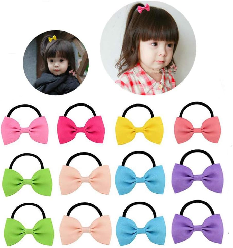 baby hair ties with bows
