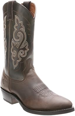 double h black cowboy boots