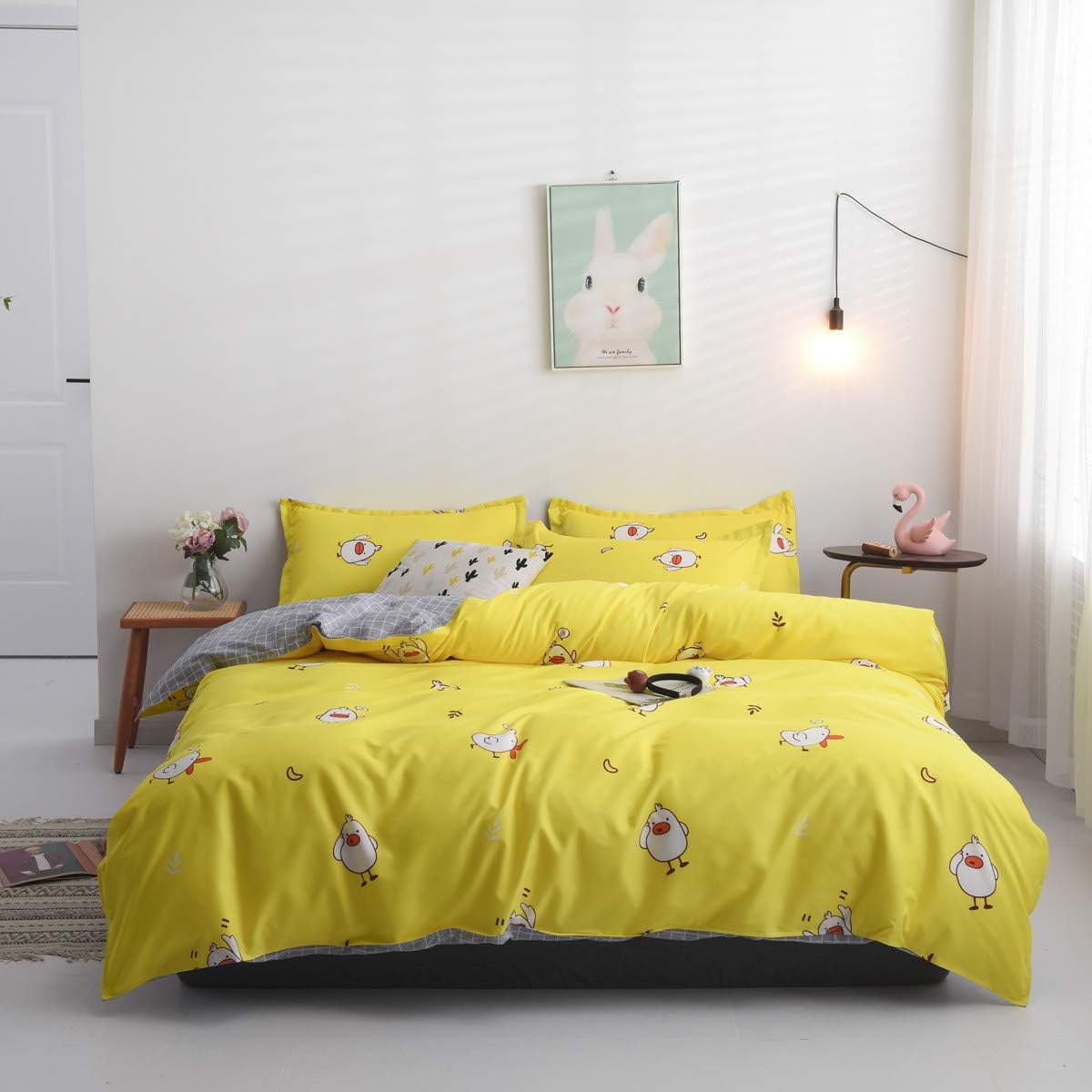 140x200cm,Turquoise Odot Parure de lit 2 Personnes 3 ...