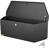 VEVOR Trailer Tongue Box, Heavy Duty Trailer Tongue Tool Box Storage Organizer with Lock &amp; Keys, Utility Tool Chest for Pickup Truck Bed, RV, SUV, Off-Road Vehicle, Steel, 36" x 12" x 12"