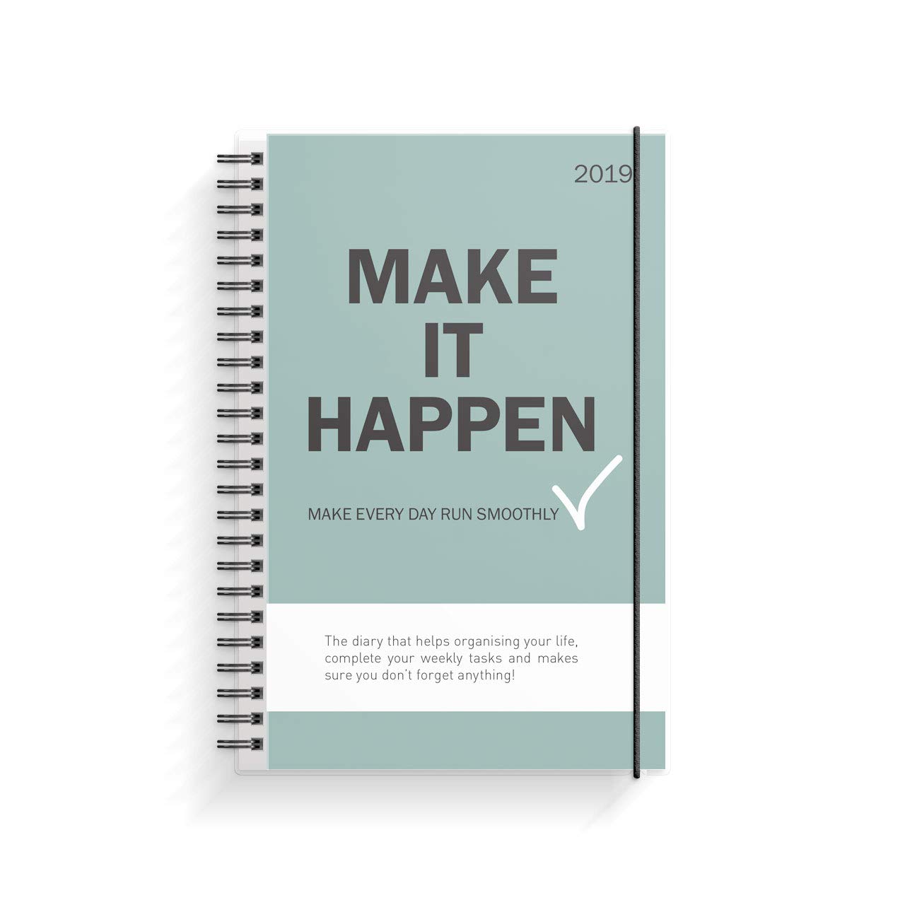 A5 Organiser 2019 Organise with Style Journal Diary Make it Happen Life Planner Weekly Planner