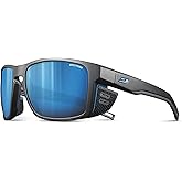 Julbo Shield Glacier Glasses for Men & Women w/Removable Side Shields for Hiking, Snow/Glare - 100% UV Protection