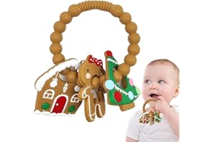 Teething Toys for Babies - Sensory Bracelet Halloween Christmas - Silicone Sensory Chew Toy | for Teething Relief Toddler Boy