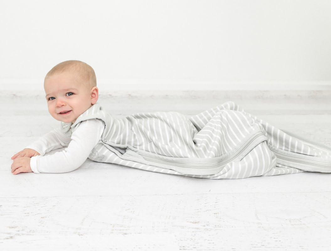Woolino Ultimate 4 Season Baby Sleeping Bag, Merino Wool Baby Sleep Sack, Organic Cotton Outer - Image 5