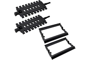 Criditpid 40256 & 40257 Shaker Grate Frame Kit for US Stove Hot Blast 1300, 1500, 1537G, 1537M, 1557M, Ashley 22AF, Vogelzang Norseman 1500, 2500 Wood Coal Furnaces. (2 Pairs)