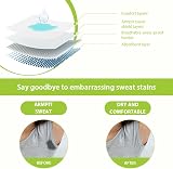 LOPHE 40Pcs Armpit Sweat Pads Underarm Sweat Patches Invisible Ultra Thin view 4