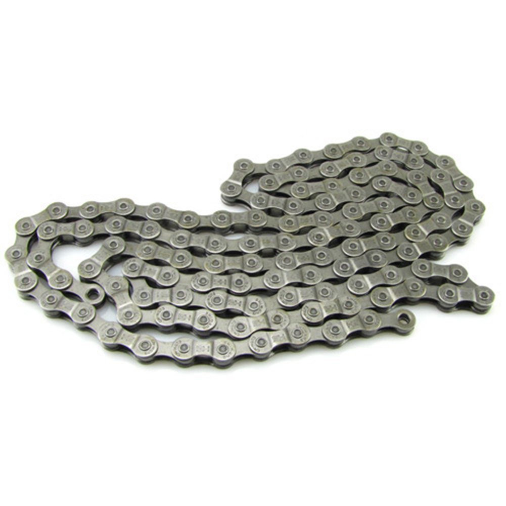 Silver 9 Speed MTB Chain - 116 Links, Anti-Rust, Quick Release