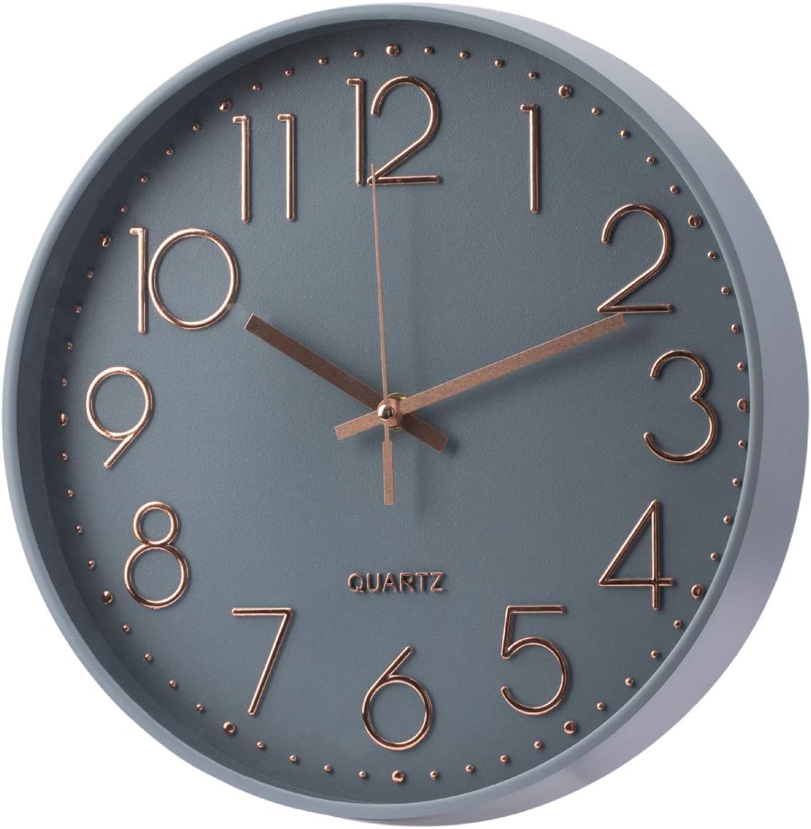 Wall Clock Battery Operated Silent Nonticking Wall Clock 12 Inch