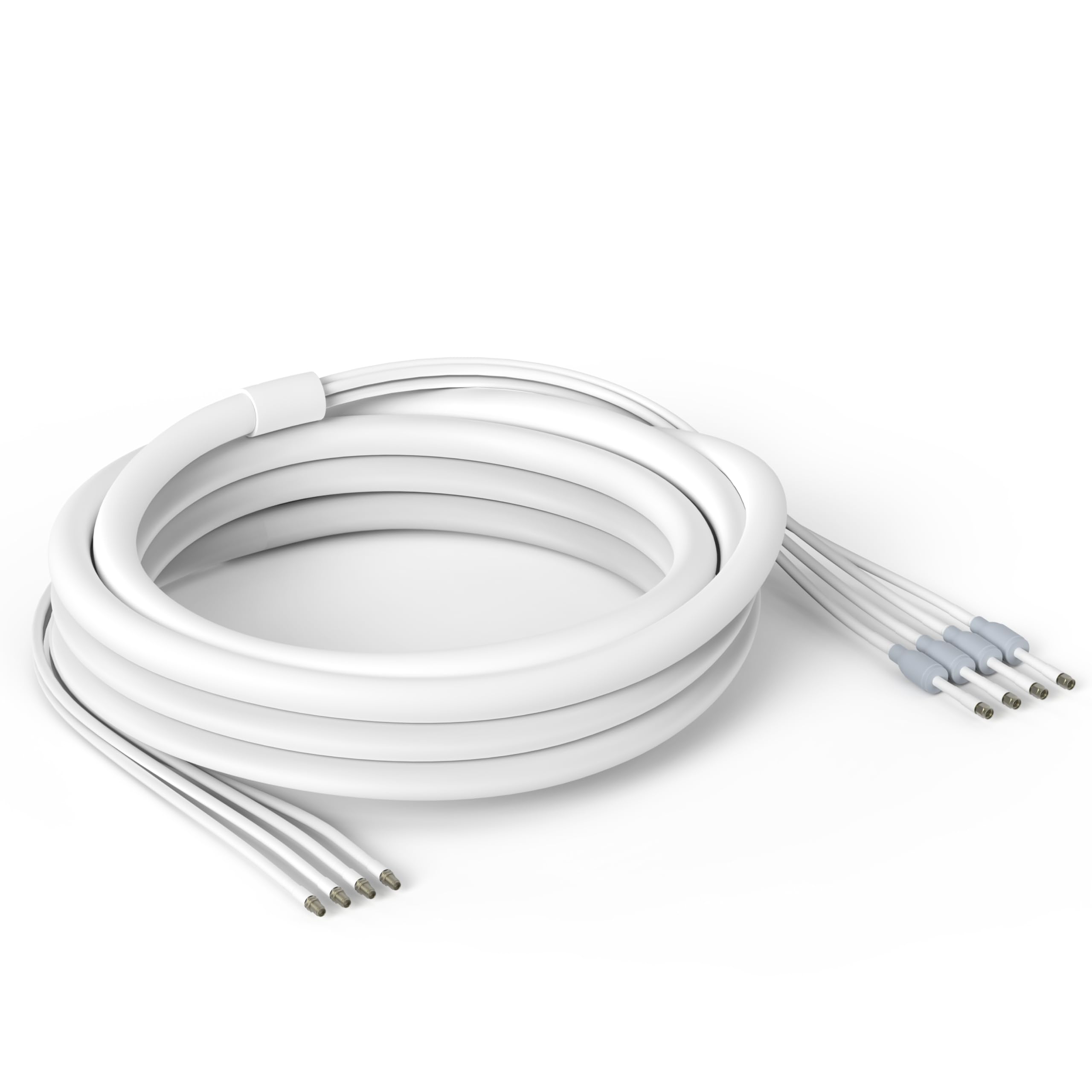 Photo 1 of Waveform UltraFlex-Quad Cable: Low-Loss Quad-195 Extension Cable | Outdoor Rated | SMA Male to SMA Female | Weatherproof Boots | for 5G Cellular Routers, Gateways, Hotspots | 20’ Length