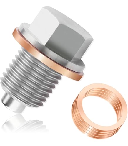 Boulon De Vidange Magnétique M16.1 - Pour Huile Moteur Voiture/moto - Antifuite Avec Joint Cuivre - 3 Pièces