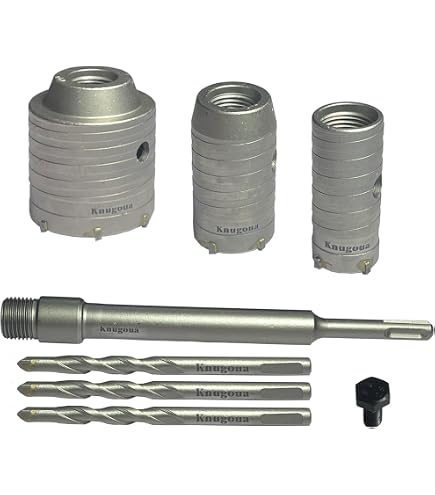 75mm Carbide Forged Concrete Hole Saw – High-Hardness Wall Core Bit For AC Installation, Brick & Stone – Shockproof & Sturdy Welding