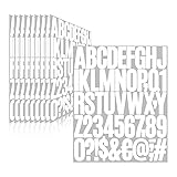 500 Pieces 10 Sheets Letter Stickers,Self Adhesive