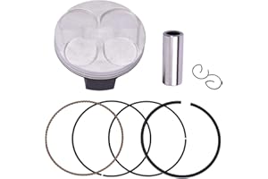 YS-TM STD 78mm Piston Ring Kit 13101-KRN-850 for Honda CRF250R 2004 2005 2006 2007 / CRF250X 2004-2017 OEM: Piston 4829M07800 / Ring Set 7800YB / Piston Pin S686 / Clips CW16