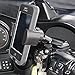 Techmount Universal Motorcycle Control Mount 4-31001-B-TechGripper - The Most Dependable Holder for Phones with or Without a Case! - Extra Strong and Reliable - Adjustable to Fit Most Motorcycles!
