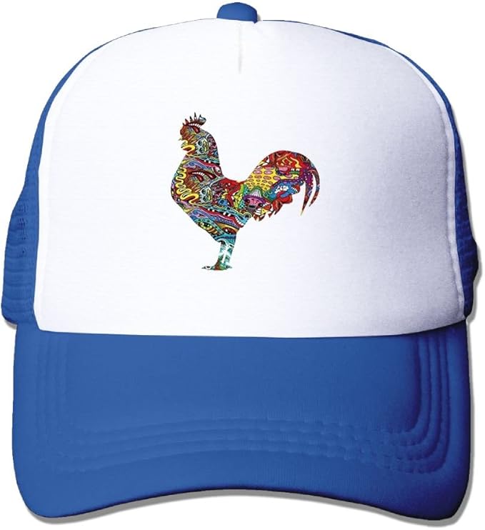 Colorful Chicken Sport Fashion Adjustable Mesh Hat/Trucker Hat Amazon