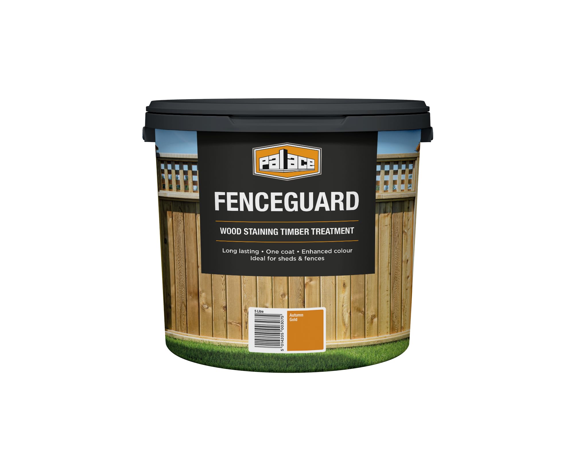 Palace Fenceguard Autumn Gold 5 Litre - Weather-Resistant Exterior Wood Stain for Fences & Garden Structures