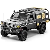 1/12 RC Crawler, MN82S RC Rock Crawler 4x4 Toyota LC79 RC Truck, 2.4GHz Remote Control Off Road Car with LED Lights for Adult