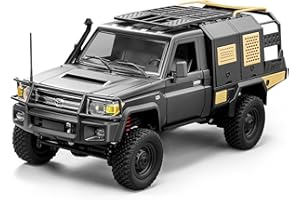 1/12 RC Crawler, MN82S RC Rock Crawler 4x4 Toyota LC79 RC Truck, 2.4GHz Remote Control Off Road Car with LED Lights for Adult