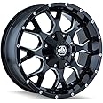 Mayhem Warrior 8015 Black Wheel with Milled Spokes (17x9"/8x180mm)