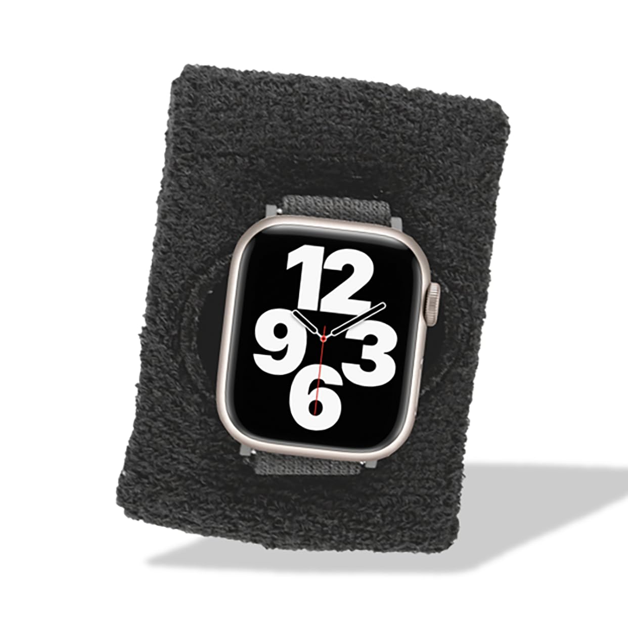 Photo 1 of Sonix | Sport Watch Band for Apple Watch | Sweatband Style Watch Band for Sports, Workouts, Activities | Black