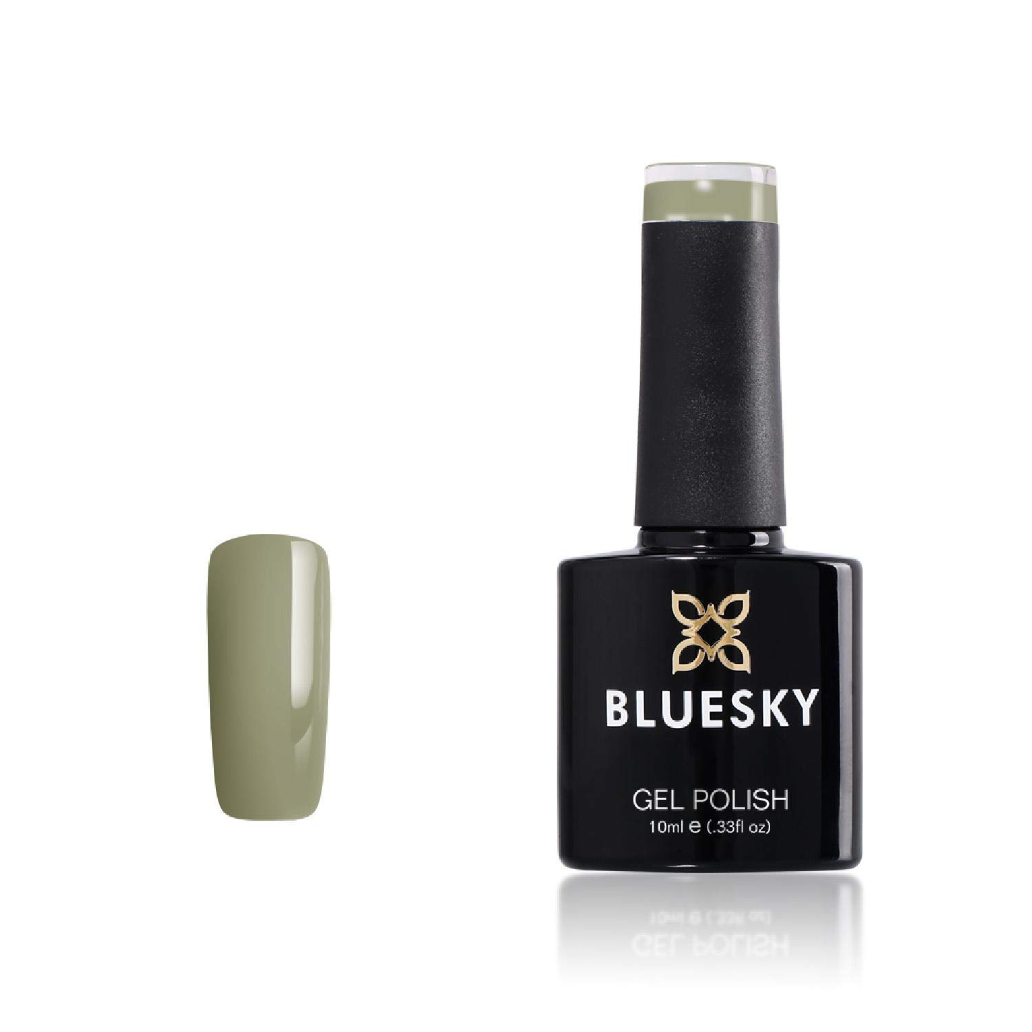 Bluesky Gel Nail Polish, Ivy SS1908, Green, Long Lasting, Chip Resistant, 10 ml (Requires Drying Under UV LED Lamp)