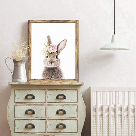 bunny poster nursery
