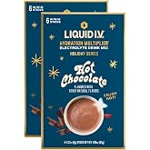 Liquid I.V.&reg; Hydration Multiplier Hot Chocolate | Limited Edition Electrolyte Powder Drink | 2 Pack (12 Servings)