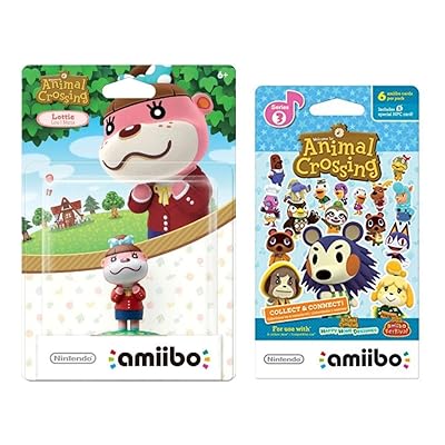 Buy Lottie Amiibo Animal Crossing Series For Nintendo Switch Wiiu 3ds Bonus 1 Pack 6 Cards Pack Bundle Online In Turkey B07t3gts86