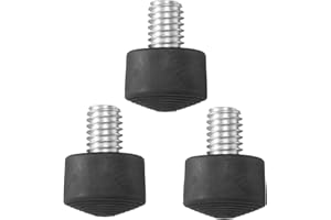 PATIKIL Rubber Foot Spike, Universal Anti-Slip 3/8 Inch Thread Rubber Tripod Foot Spikes for Monopod Legs Pad Replacement Par