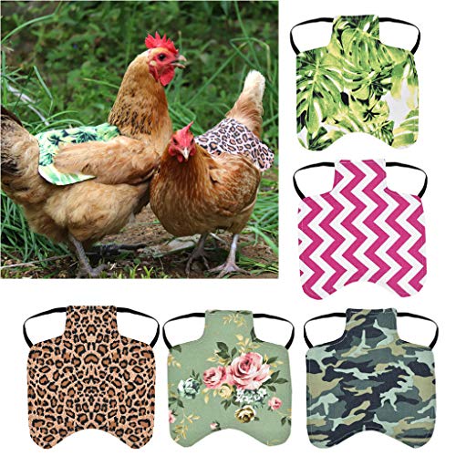 SHURROW Einstellbare Geflügel-Hühner-Sattelschürze Federschutzhalter Hühnerschutz Hühnersättel 1 – Bild 7